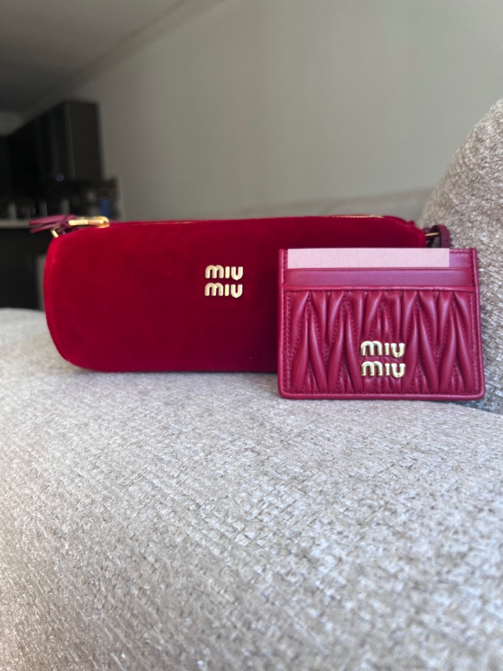 Miu Miu bag + wallet